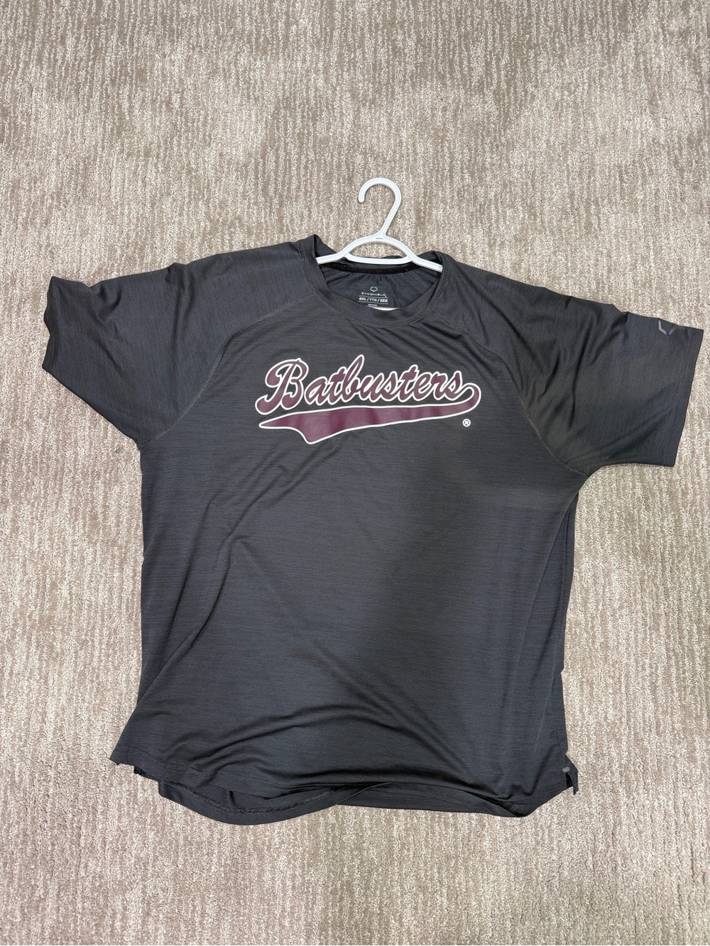 Batbusters 2XL Men’s Black Short-Sleeve Performance Tee
